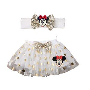Minnie Mouse Skirt Minnie Mouse First Birthday Dress Disney Clothes Smash Cake